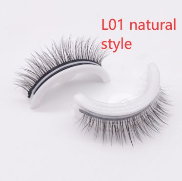 Reusable 3D Mink Lashes Natural False Eyelashes Self Adhesive Fake Glue Free Makeup Eyelash Extension Silk Reusable 3D Mink Lashes Natural False Eyelashes Self Adhesive Fake Glue Free Makeup Eyelash Extension Silk